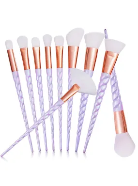 10 Pcs Eyeliner Lip Brush Makeup Brushes Set