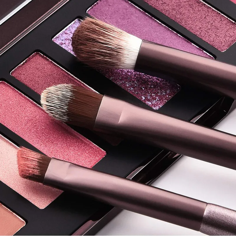 12pcs Premium Synthetic Hair Makeup Brushes Set with Case Bag