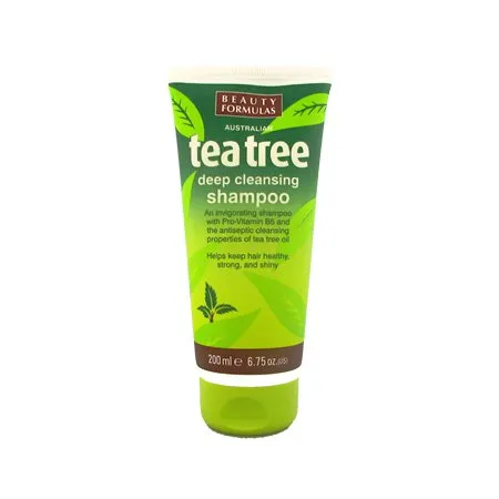Beauty Formulas Australian Tea Tree Deep Cleansing Shampoo 200ml