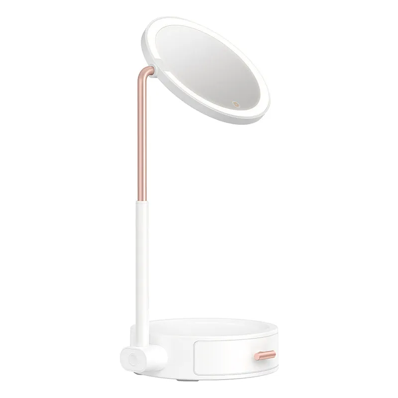 Beauty Series Lighted Makeup Mirror With Storage Box