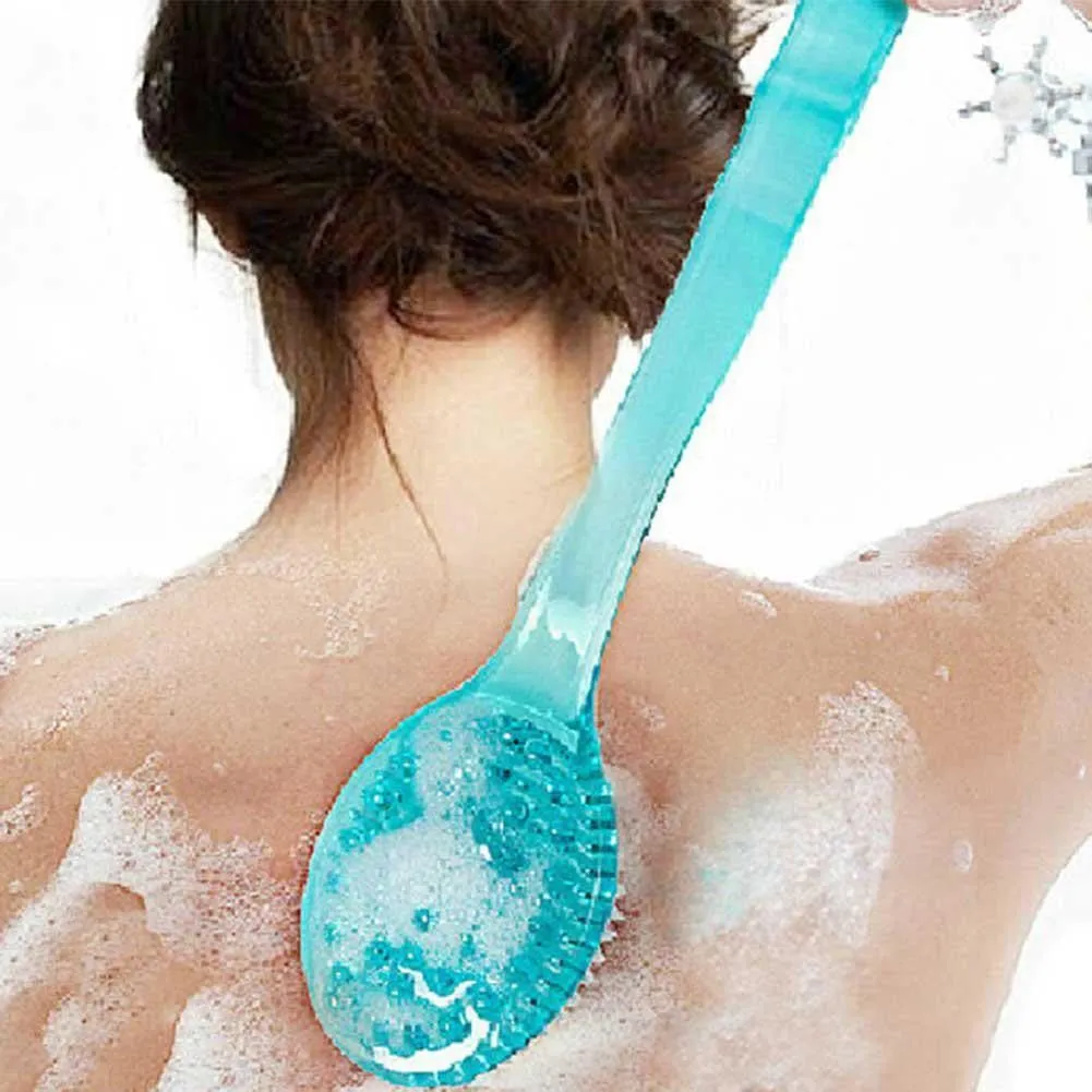 Body Cleanser / Body Massage Deep Cleansing Double-Sided Exfoliating Cleansing Brush - Blue / White
