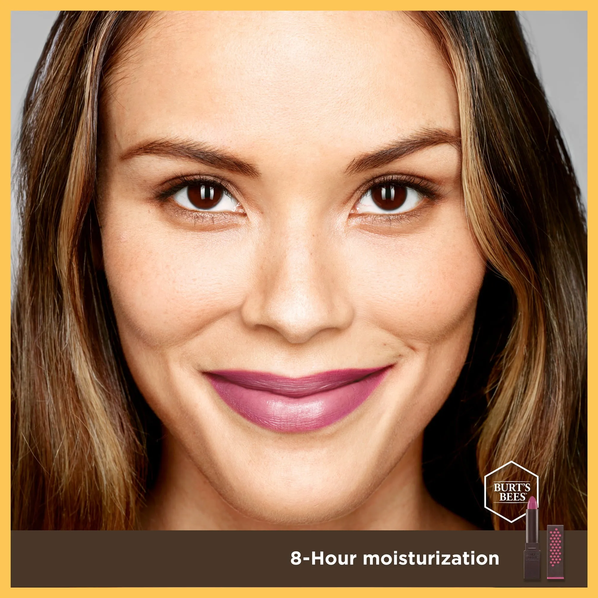 Burt's Bees 100% Natural Moisturizing Lipstick, Fuchsia Flood, 1 Tube