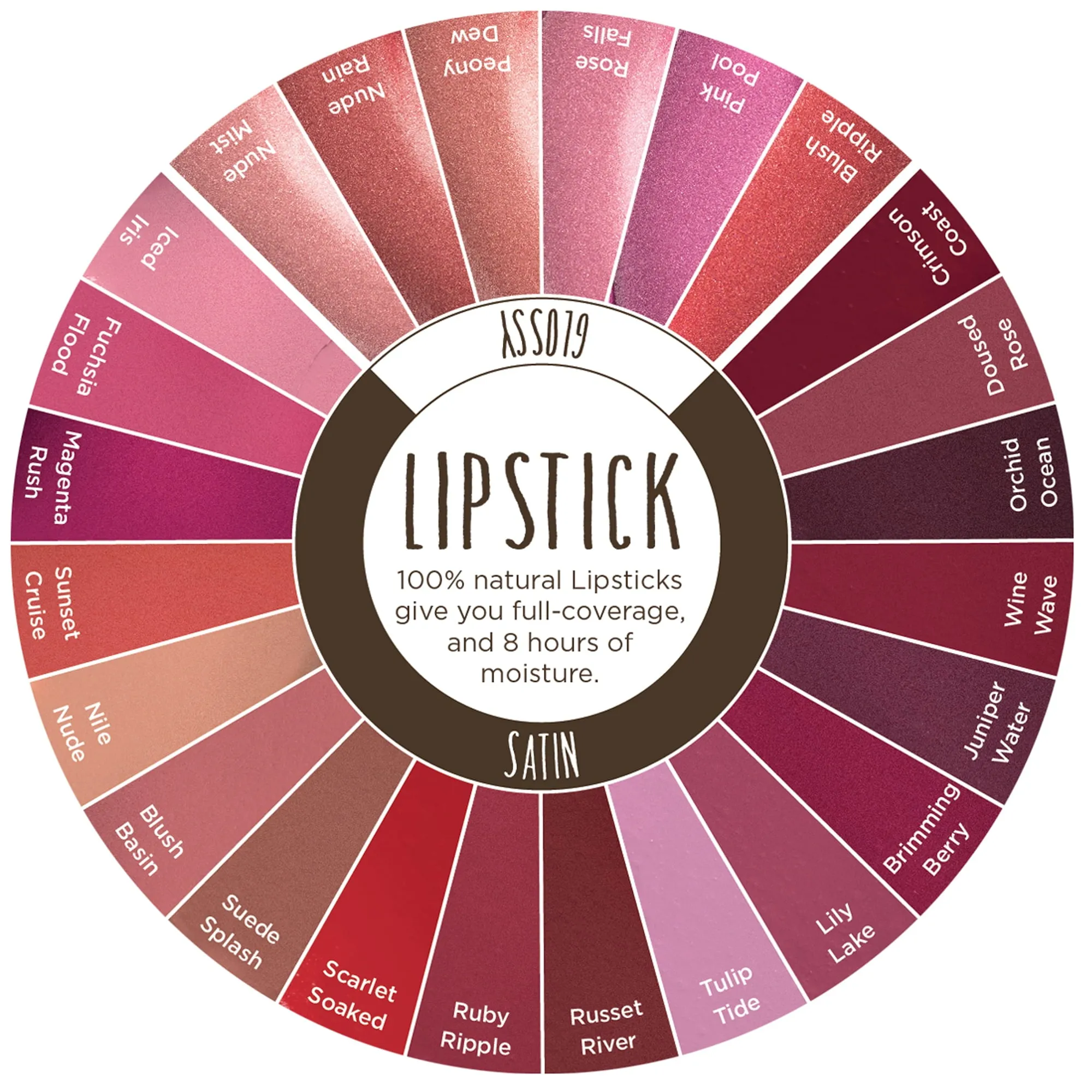 Burt's Bees 100% Natural Moisturizing Lipstick, Fuchsia Flood, 1 Tube
