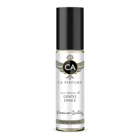 CA Perfume Impression of Gentle Dance For Women & Men Replica Fragrance Body Oil Dupes Alcohol-Free Essential Aromatherapy Sample Travel Size Concentrated Long Lasting Attar Roll-On 0.3 Fl Oz/10ml