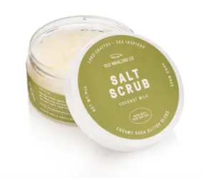 Coconut Milk Salt Scrub