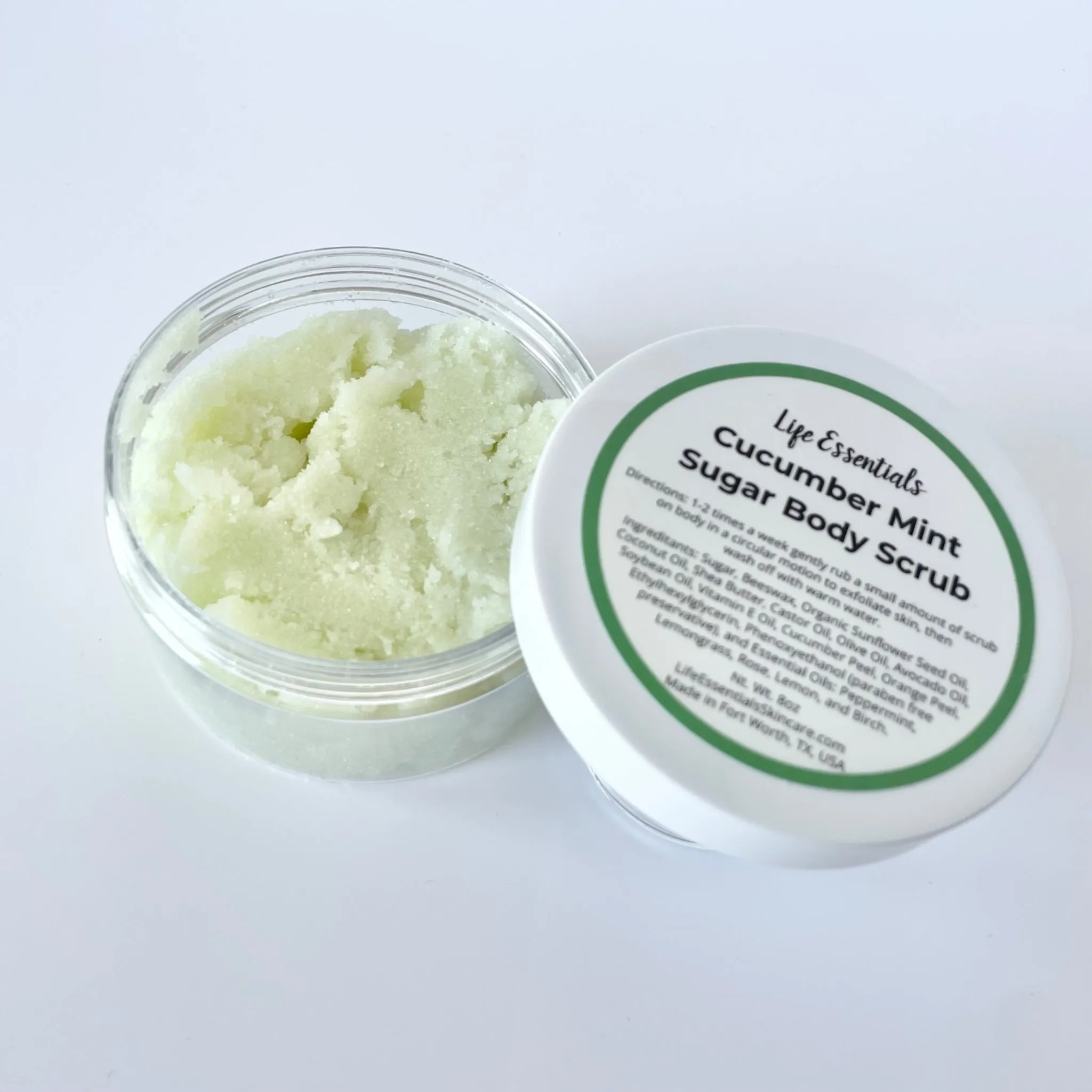 Cucumber Mint Sugar Body Scrub