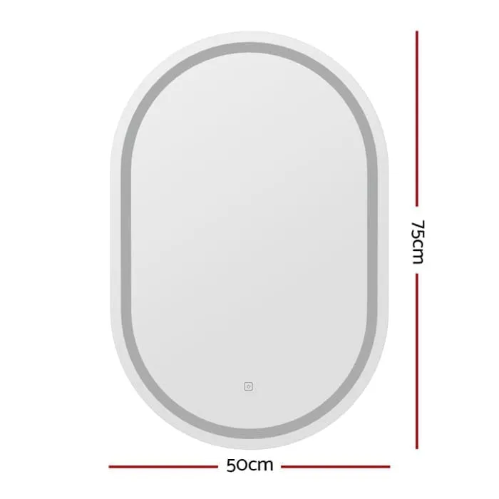Embellir Led Wall Mirror With Light 50x75cm