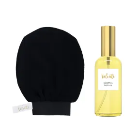 Exfoliating Mitt   Essential Body Oil Bundle