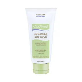 Exfoliating Salt Scrub 250g ~ Cool Feet ~ Natural Look