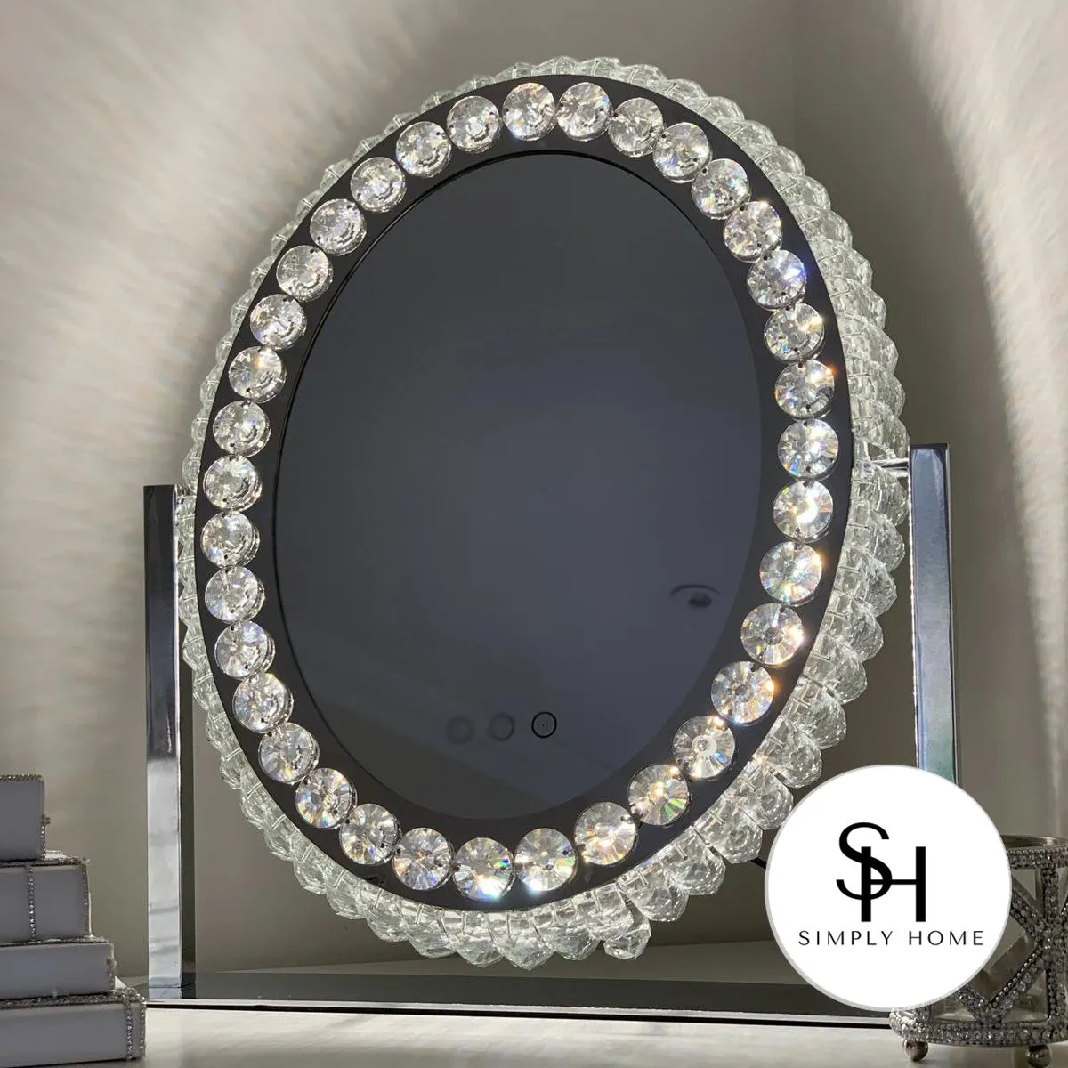 Fantasia Colour Changing LED Oval Makeup Mirror