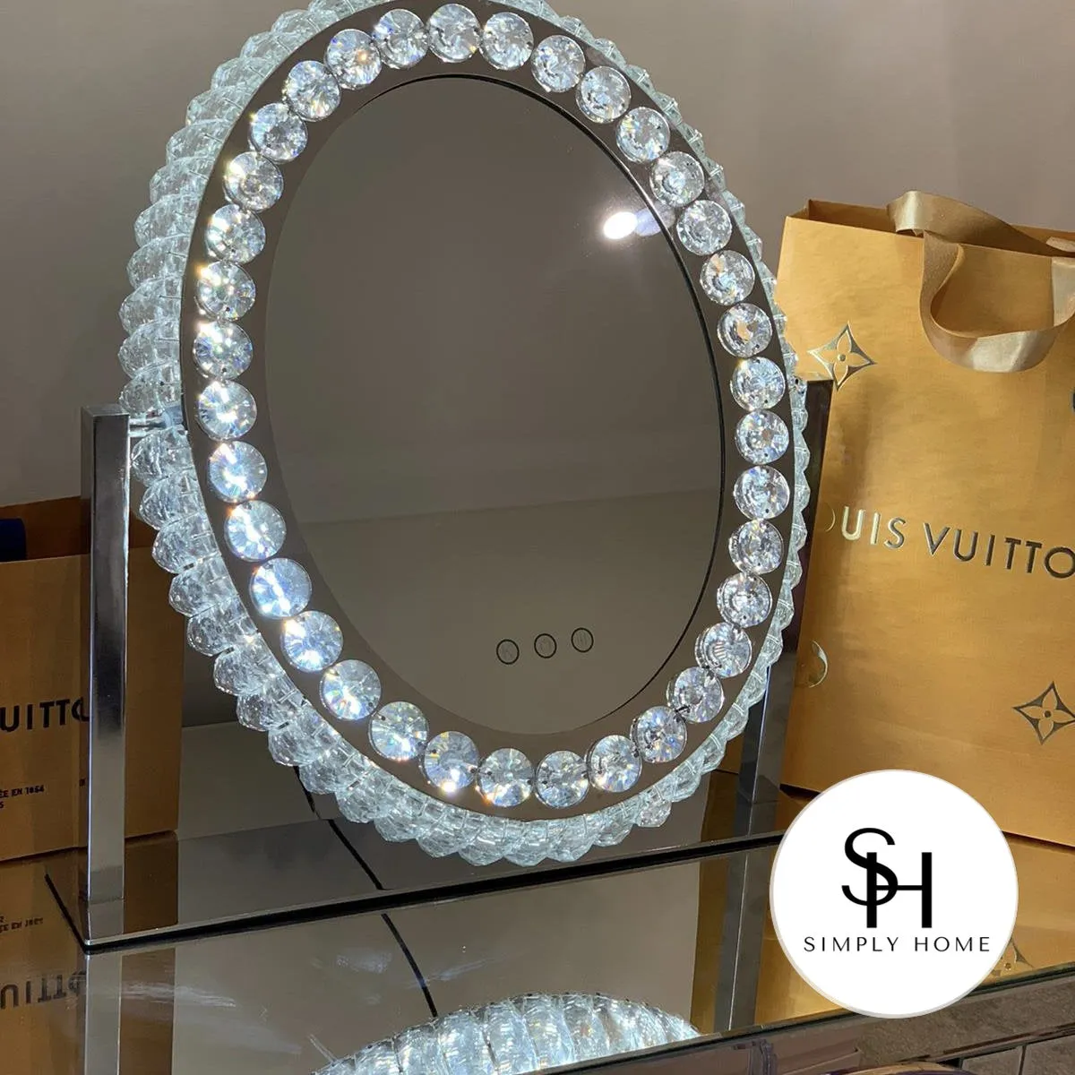 Fantasia Colour Changing LED Oval Makeup Mirror