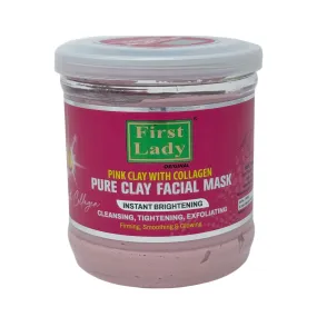 First Lady Pink Clay with Collagen Pure Clay Face Mask