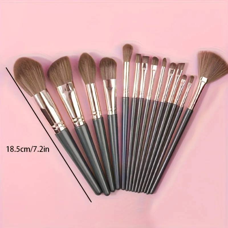 Glamorous Green 14pc Makeup Brush Collection
