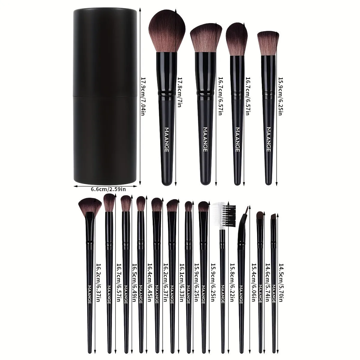 Glamour Touch Makeup Brush Collection