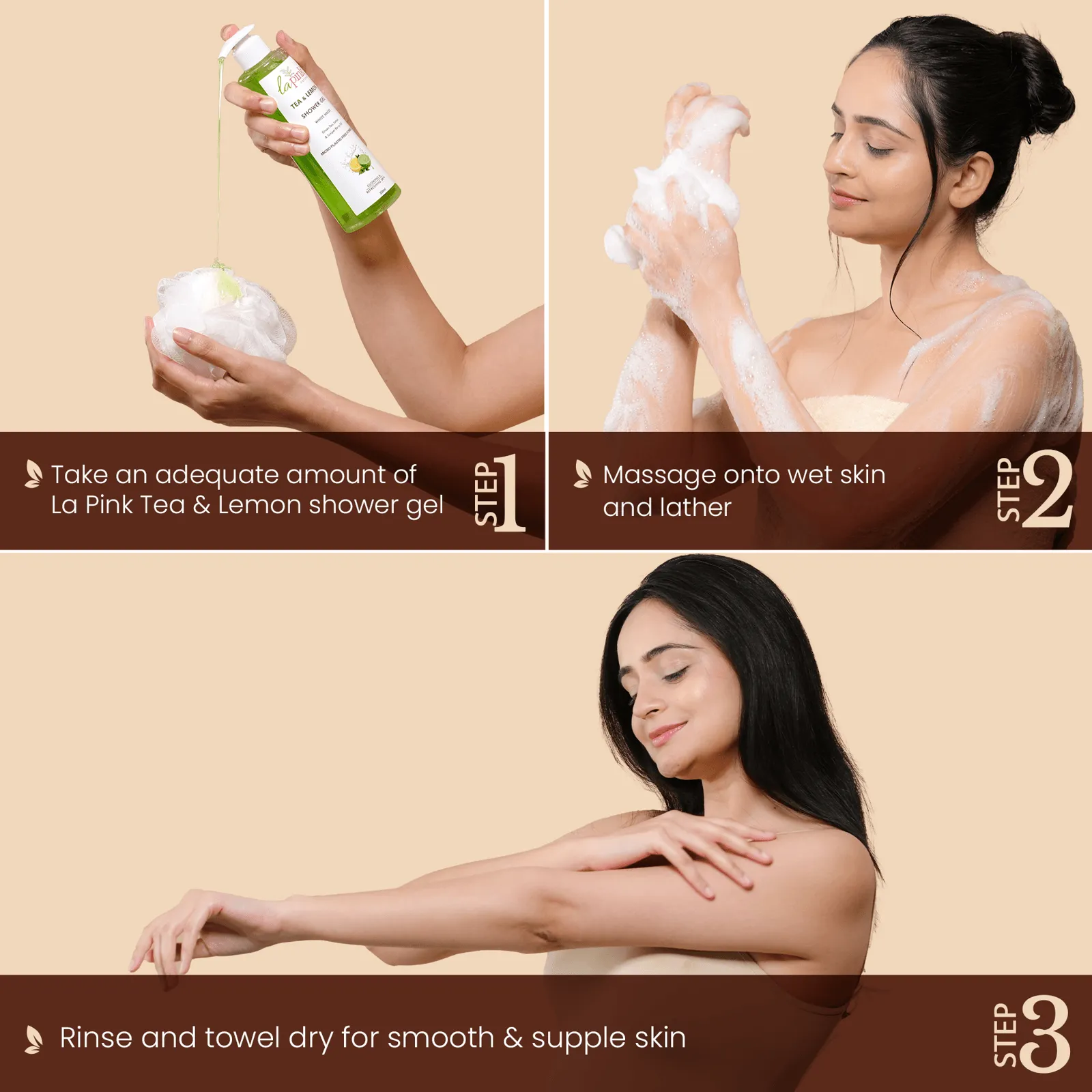 Glowing & Refreshing Skin with La Pink Tea & Lemon Shower Gel