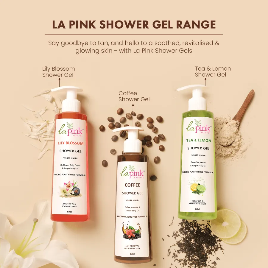 Glowing & Refreshing Skin with La Pink Tea & Lemon Shower Gel