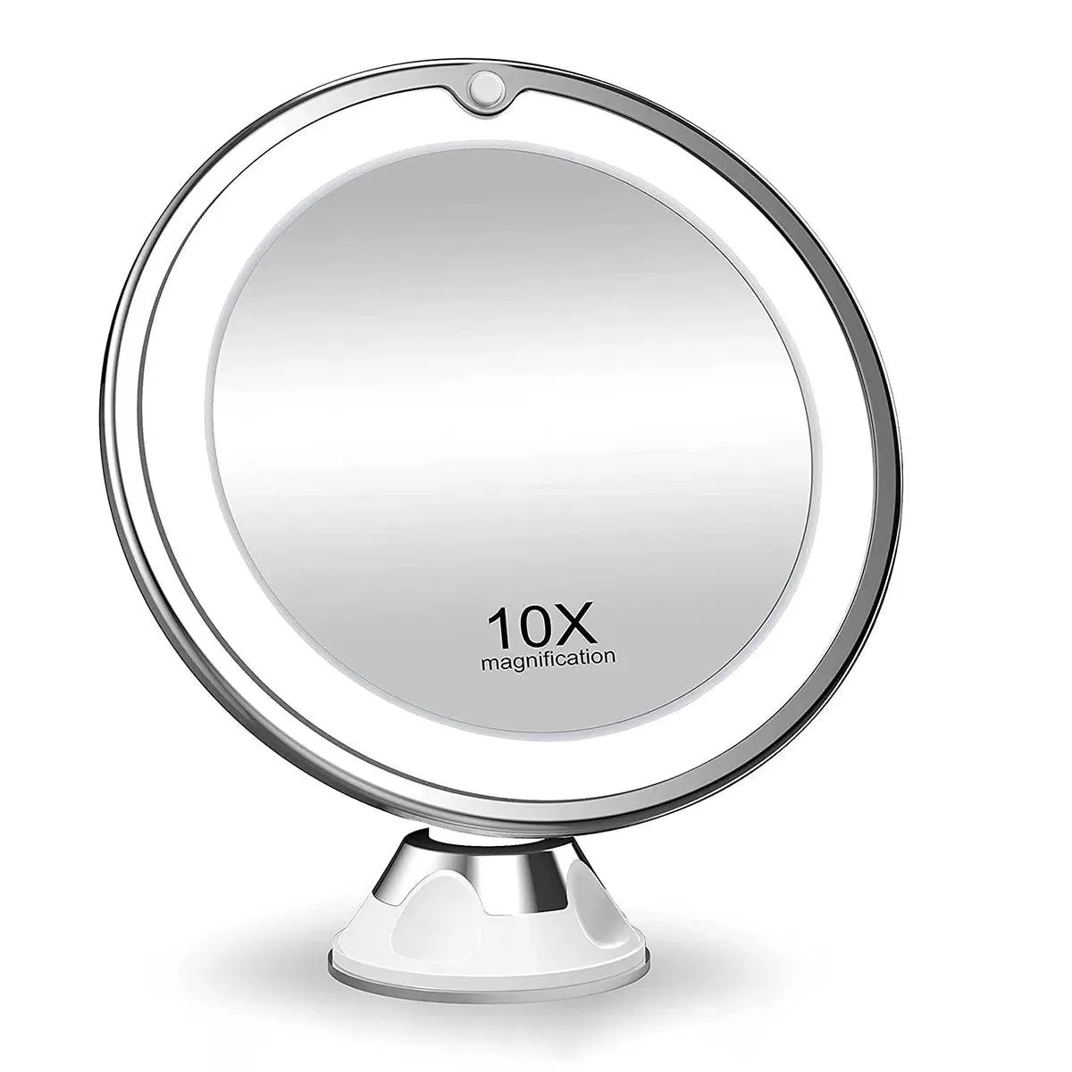 LED Makeup Mirror with Touch Screen - Portable and Battery Operated