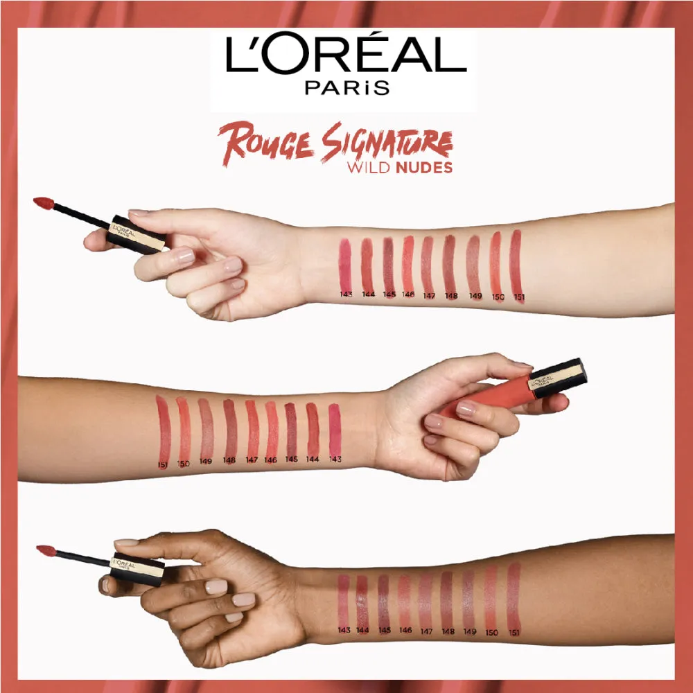 L'Oreal Paris Rouge Signature Matte Liquid Lipstick, 148 I Hunt