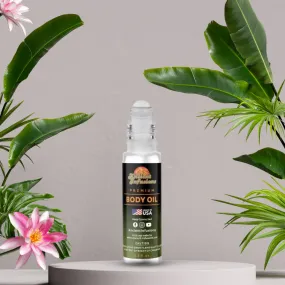 Luxury Black Coconut Inspired Roll-On Perfume Body Oil by Ancient Infusions – Uncut & Alcohol-Free for Women and Men