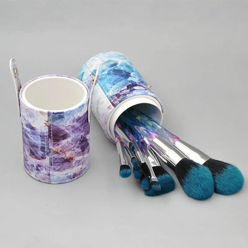 Luxury Rose Gold Makeup Brush Set - 10 Essential Tools