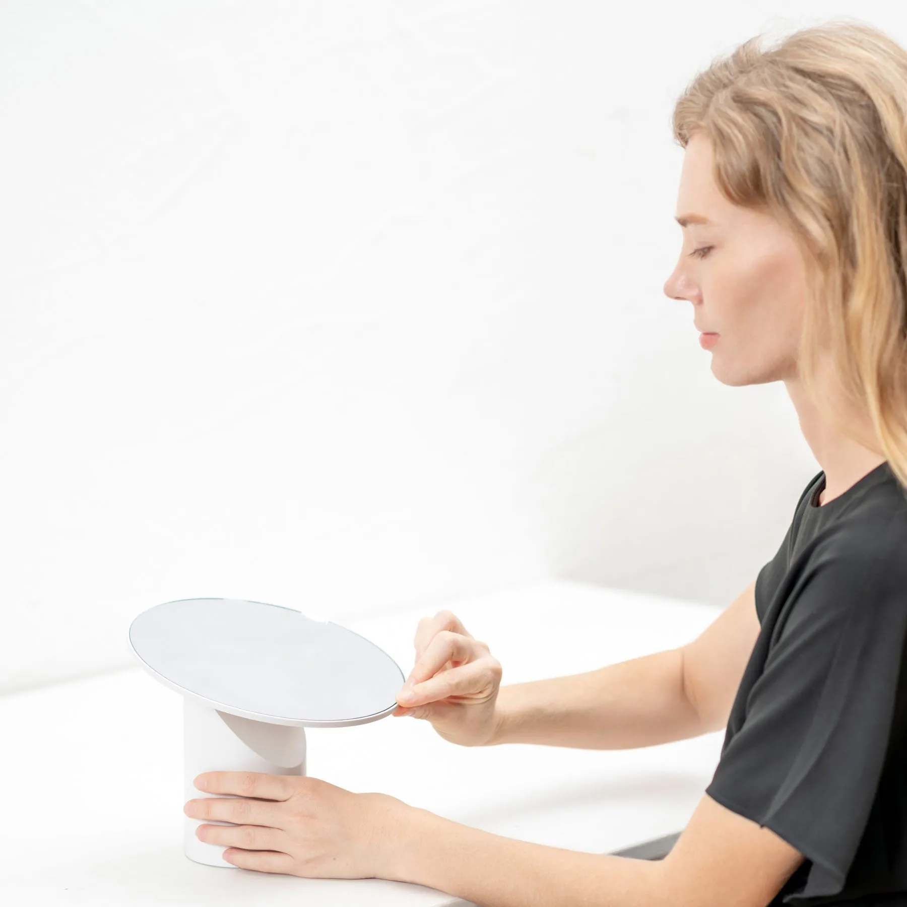 Makeup Mirror - White