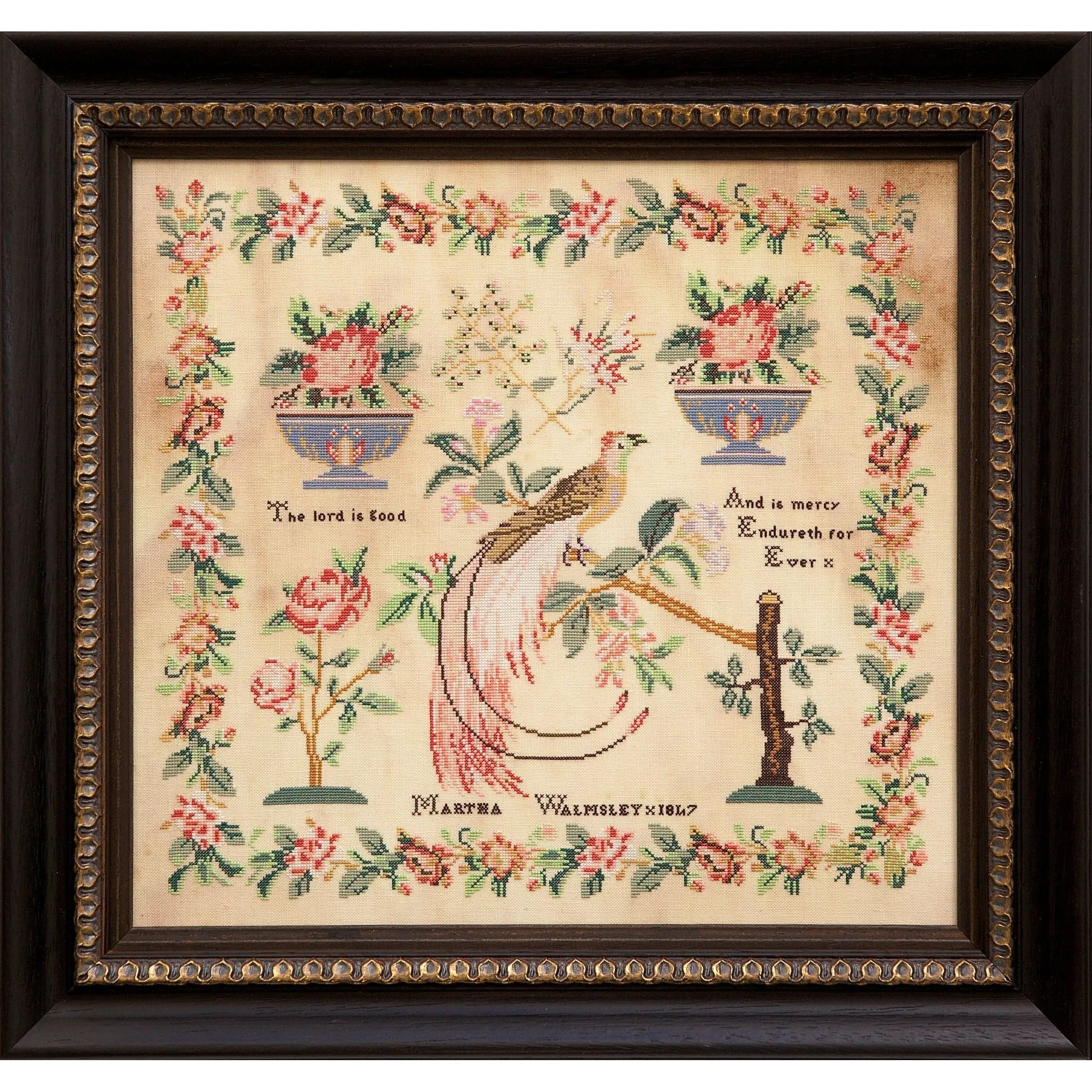 Martha Walmsley 1847 Limited Edition Sampler ~ Floss Pack Only