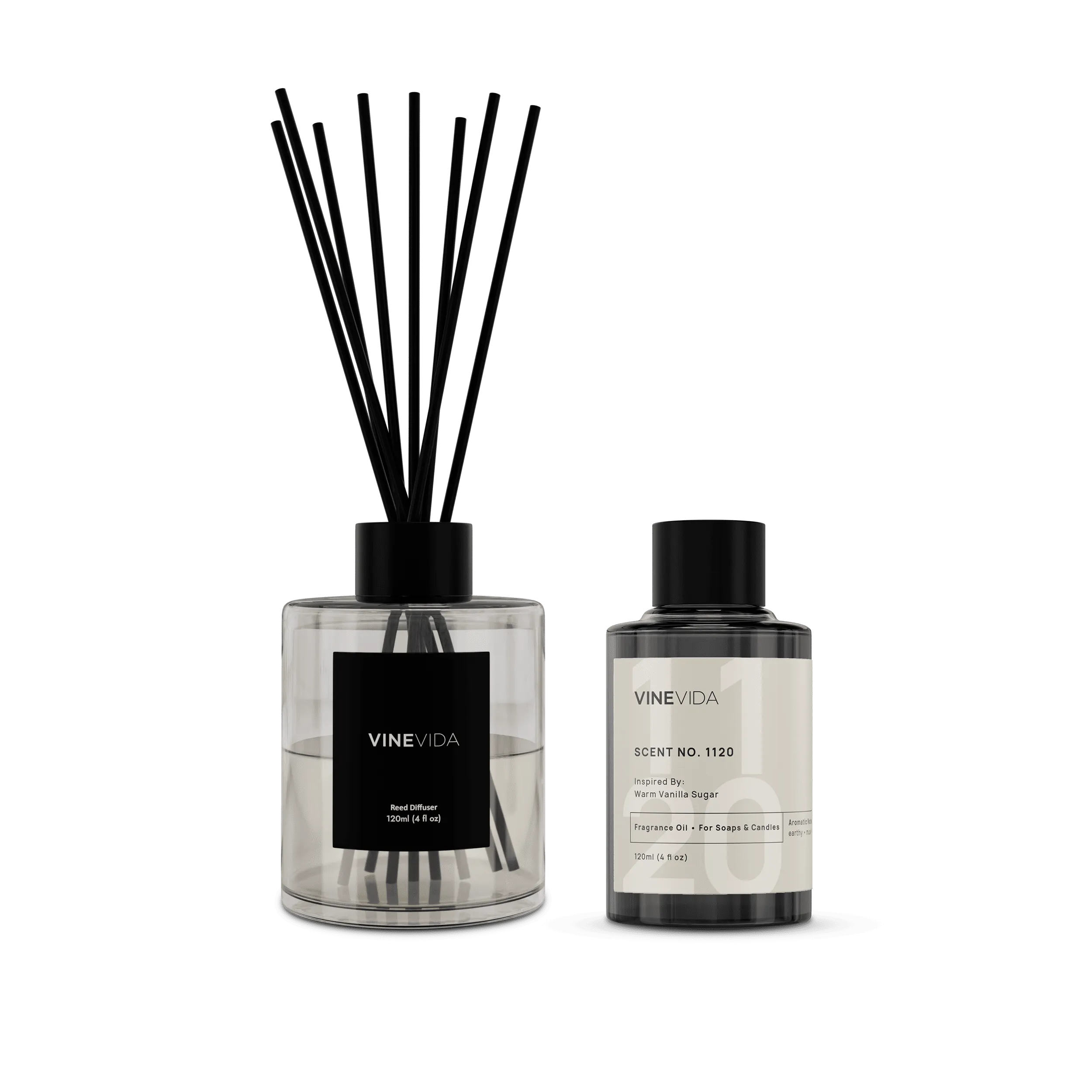 NO. 1120 Reed Diffuser - Inspired by: Warm Vanilla Sugar by Bath & Body Works