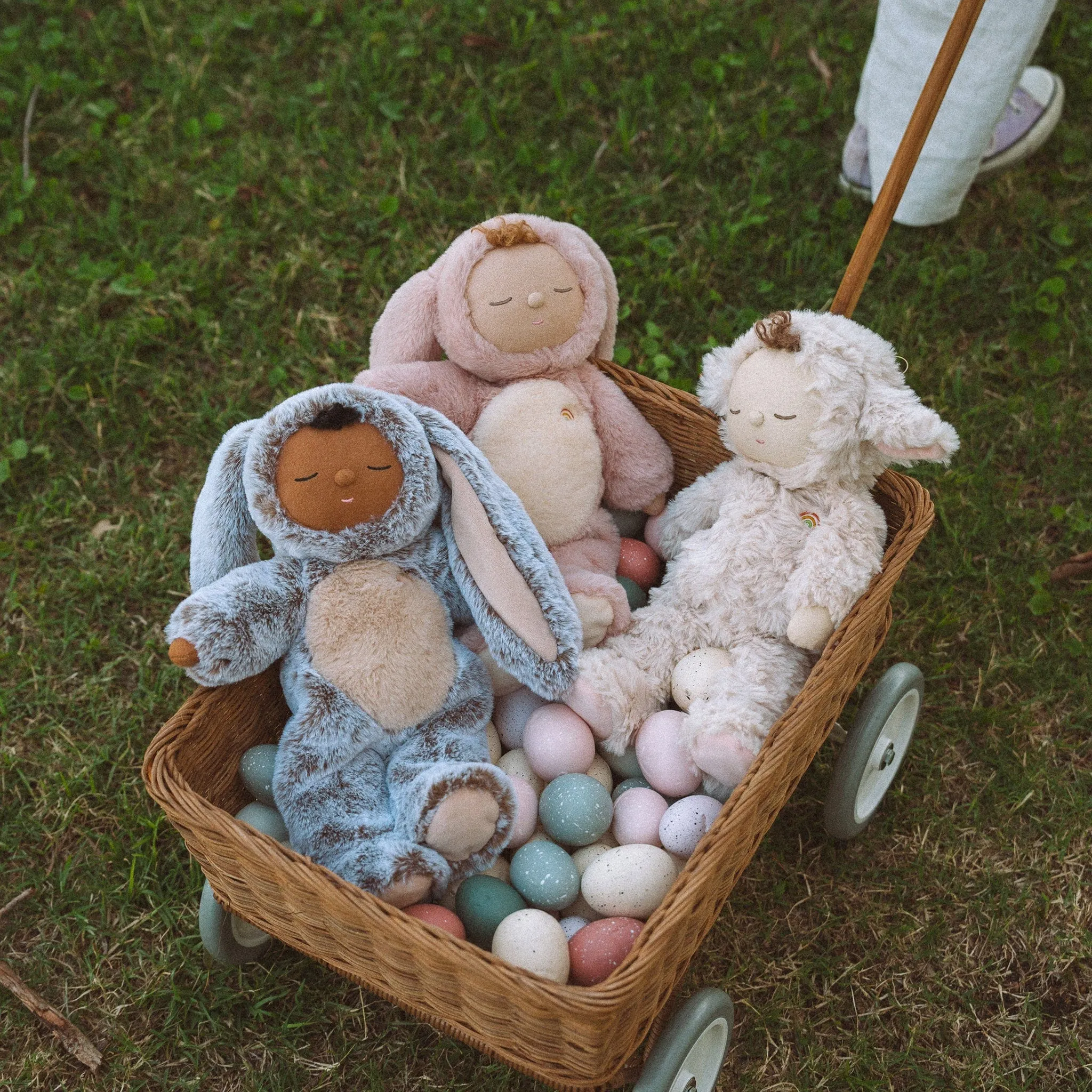 Olli Ella Cozy Dinkums Lamby Pookie - Vanilla