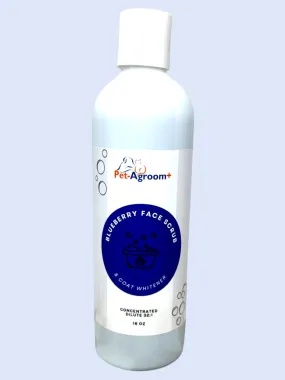 Pet-Agroom  Blueberry Face Scrub & Coat Whitener 32:1 Shampoo - 16 oz