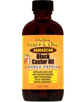Professional Products Unlimited Jamaican Mango And Lime Black Castor Oil Mango And Papaya