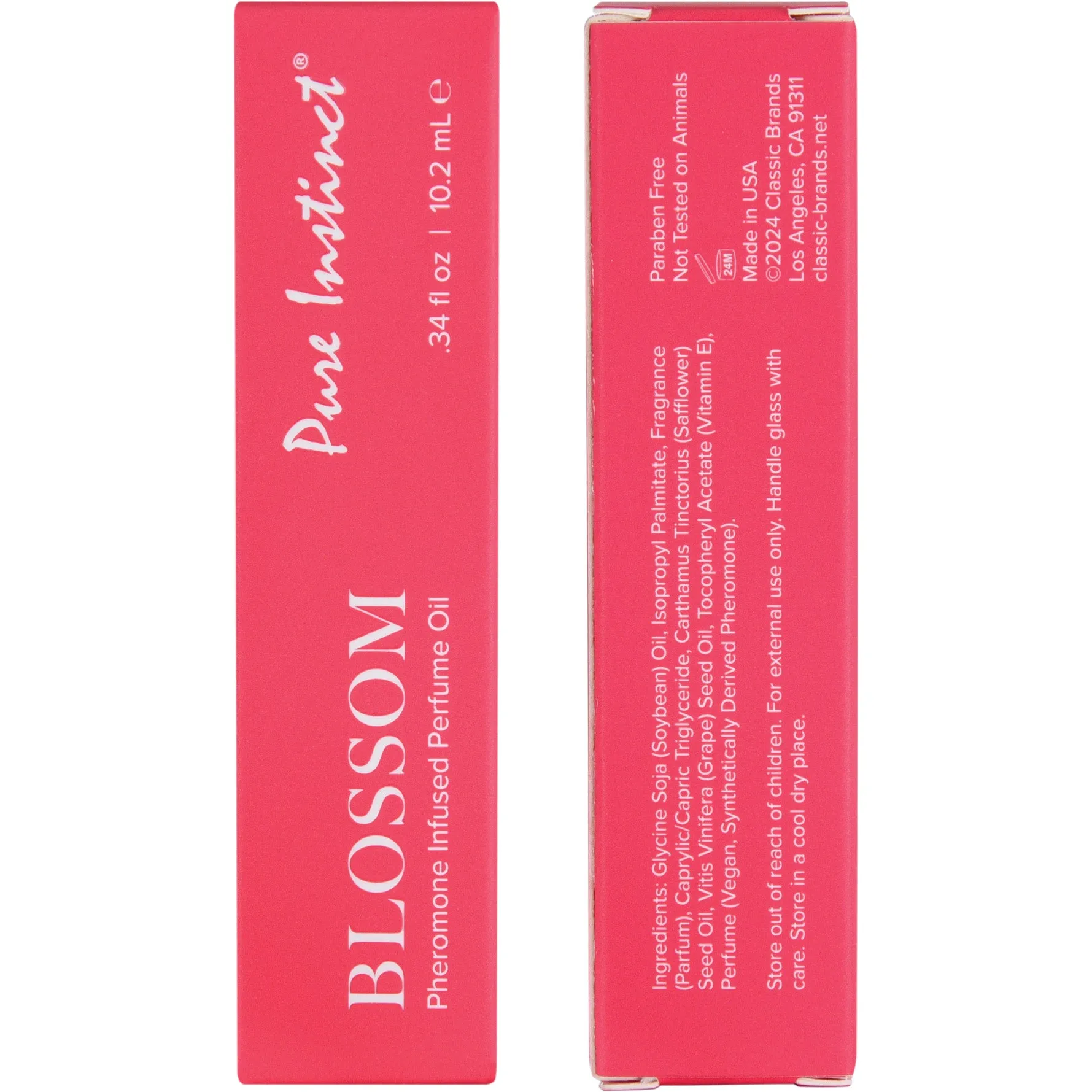 Pure Instinct Pheromone Infused Perfume Oil Roll-On - Blossom .34 oz