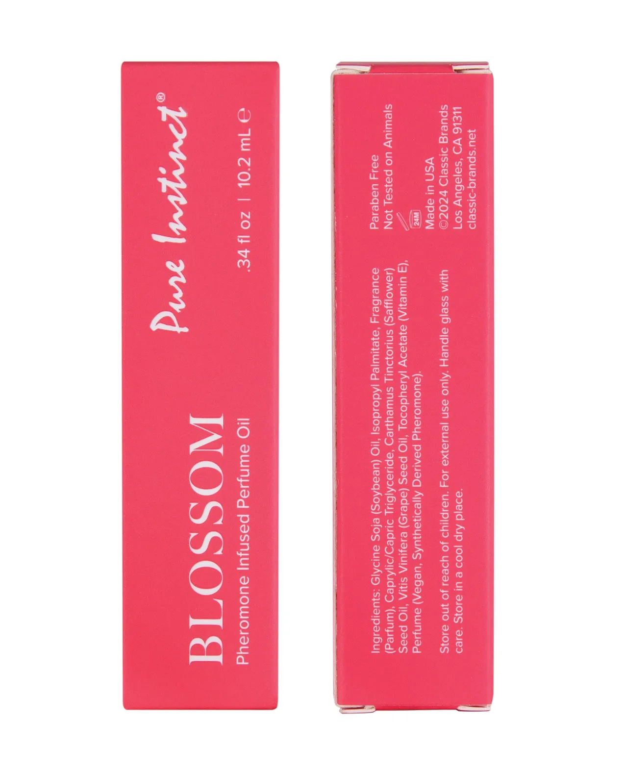 Pure Instinct Pheromone Perfume Oil Roll On Blossom