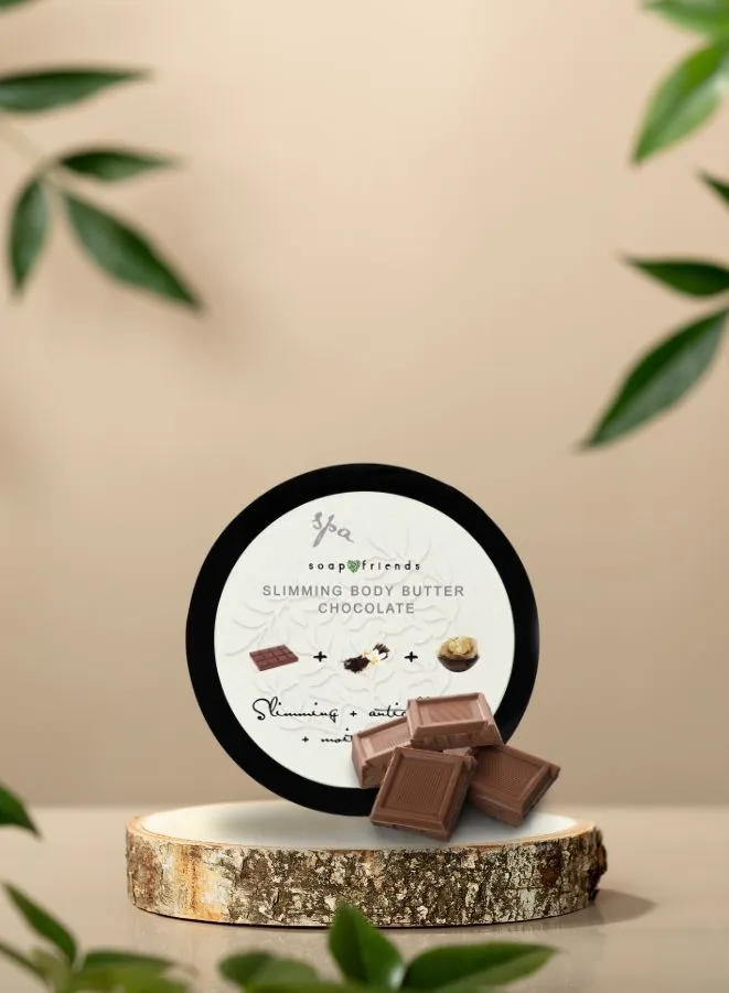 Soap&Friends Chocolate Body Scrub - Luxurious Exfoliating Scrub, 200 ml