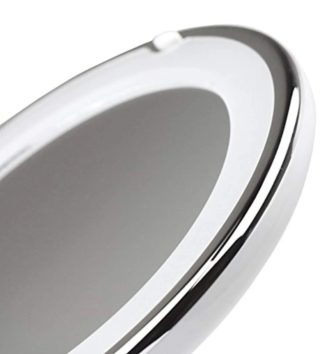 Sparrow Decor Lighted Makeup Mirror 7X Daylight LED Wall Mount Mirror with Locking Suction Cup and Rotating Adjustable Tilting Arm Folds Into Travel Magnifying Mirror - Illuminated Cosmetic Mirror