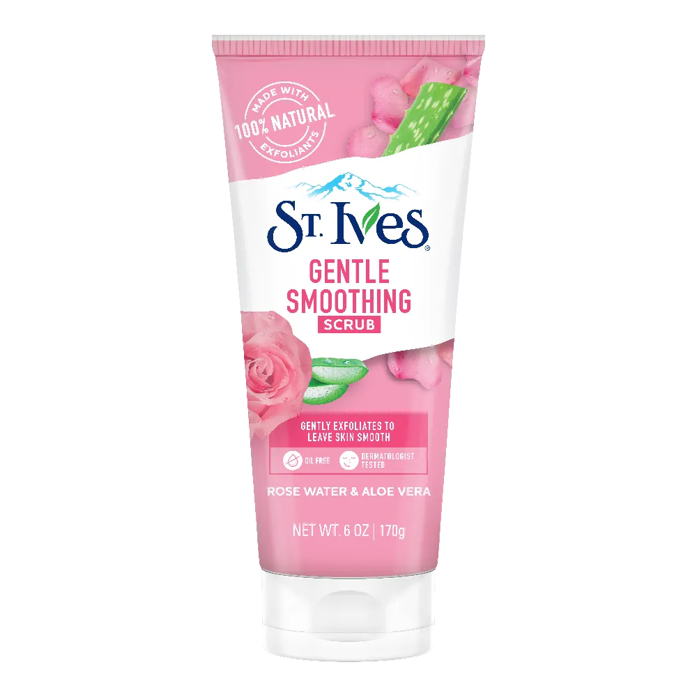 St. Ives Facial Cleanser Face Scrub Rose Water & Aloe Vera 170gm