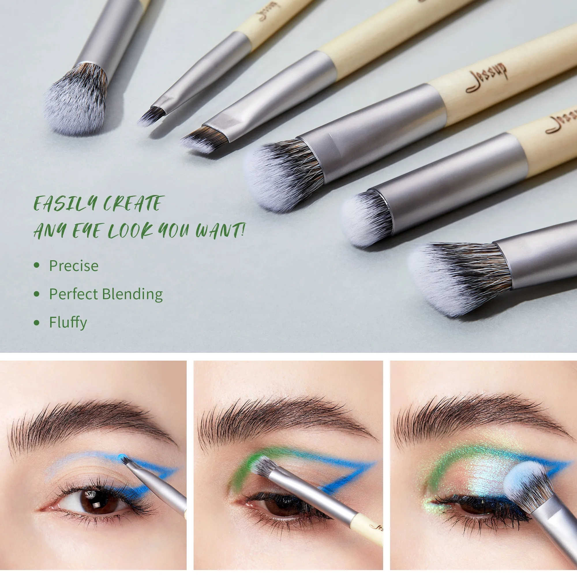 Sustainable and Eco-friendly Brush Set Low Waste 12Pcs T327