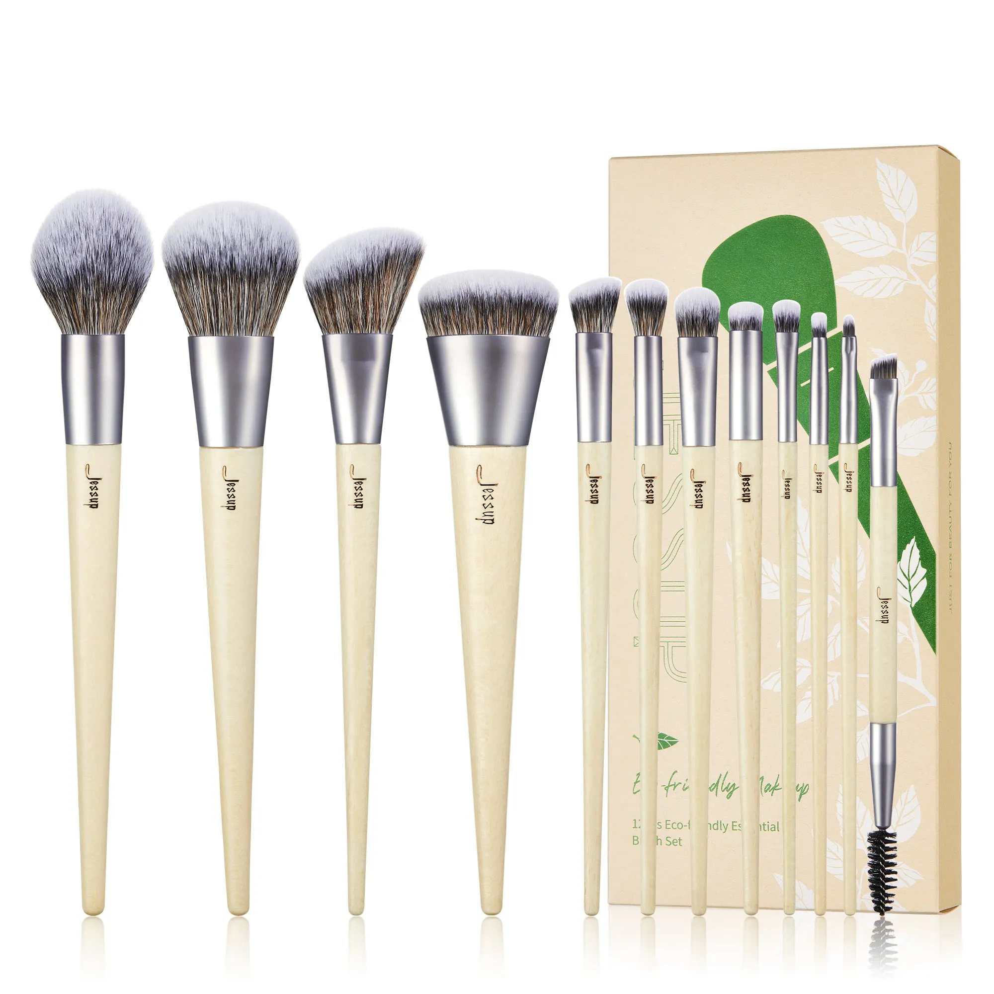Sustainable and Eco-friendly Brush Set Low Waste 12Pcs T327
