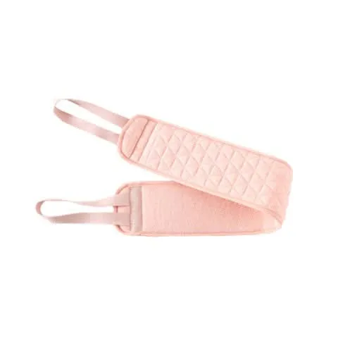 TGC Luxury Deep Cleansing and Exfoliating Back Scrub Belt (Pink)
