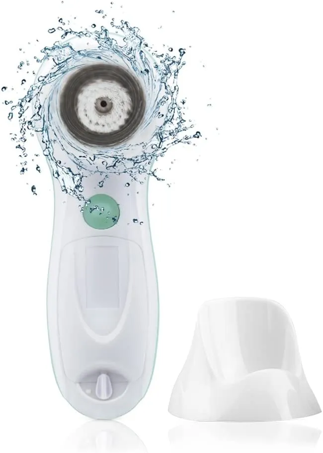 TOUCHBeauty TB-0759D Facial Cleansing Brush 2 Speed Settings with Stand, Waterproof Spin Face Brush with 2 Modes, Portable Facial Massager for Face Cleaning Exfoliating