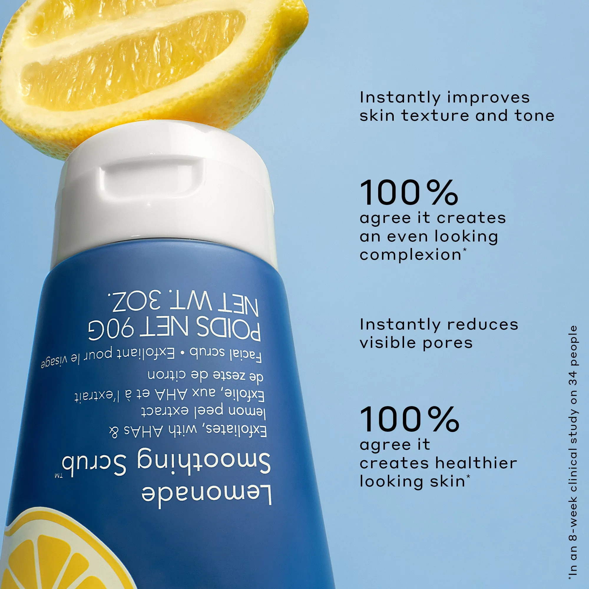 Transform Lemonade Smoothing Scrub