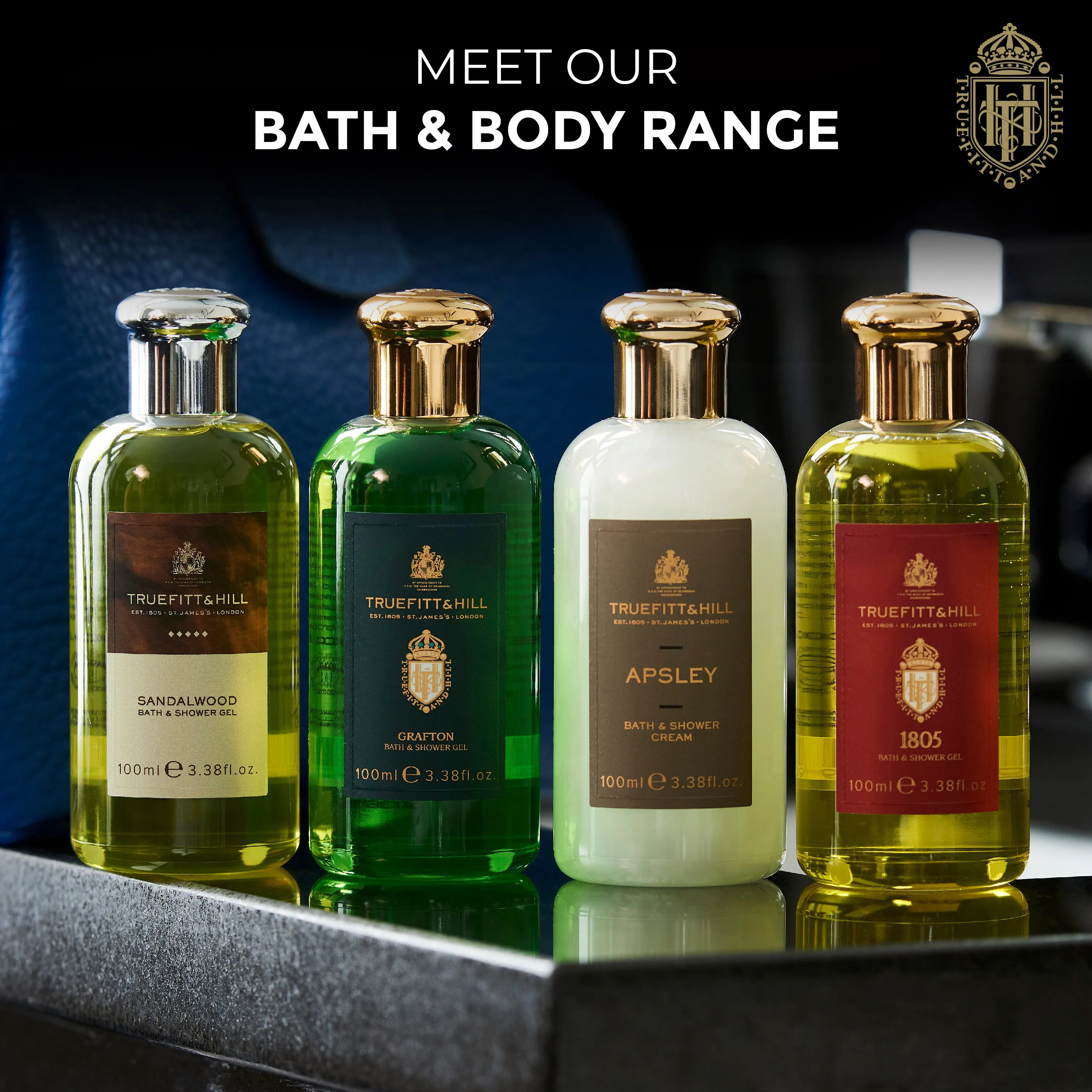 Truefitt & Hill Trafalgar Men's Bath & Body Shower Gel 200ml