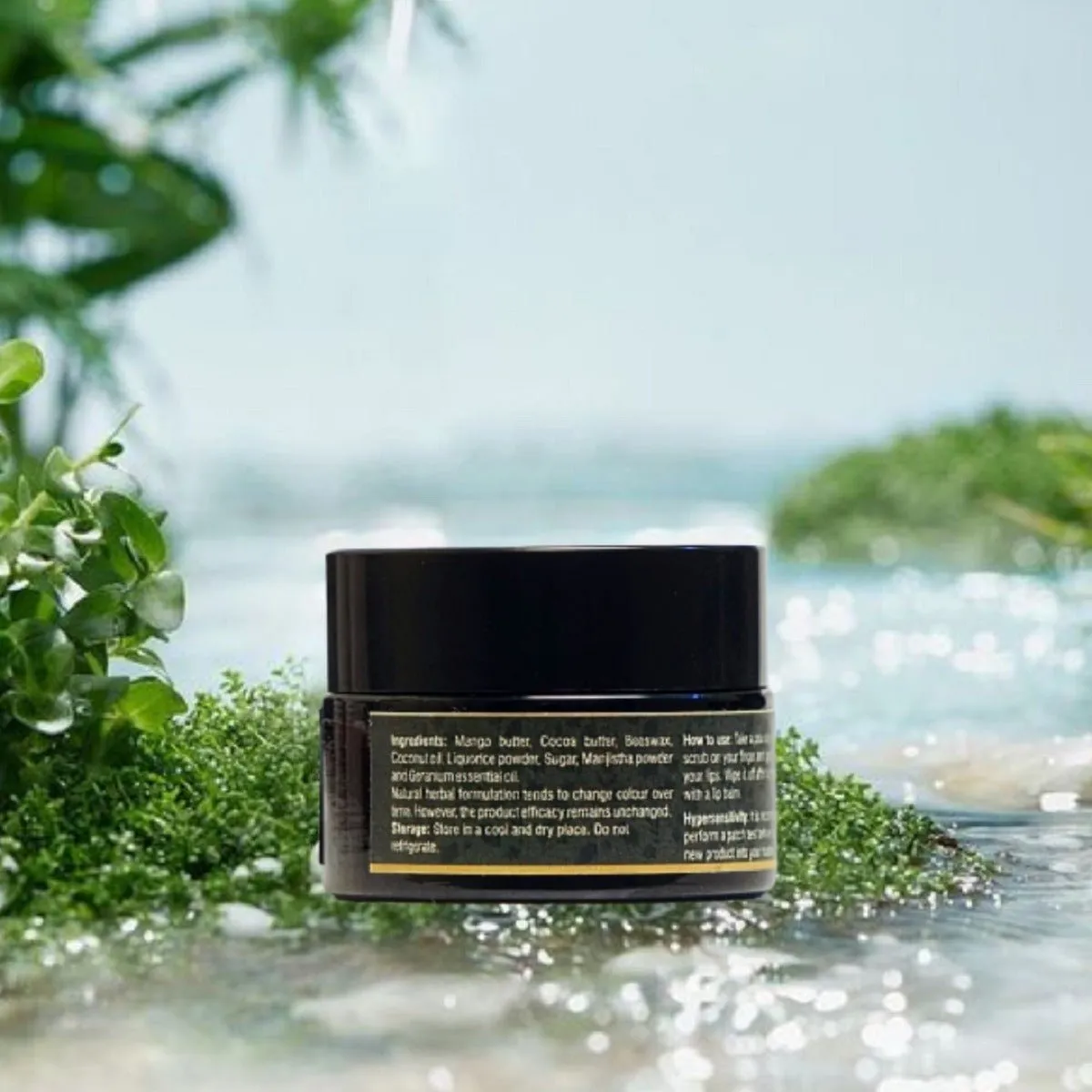 Vegan Lip Scrub with Mango Butter