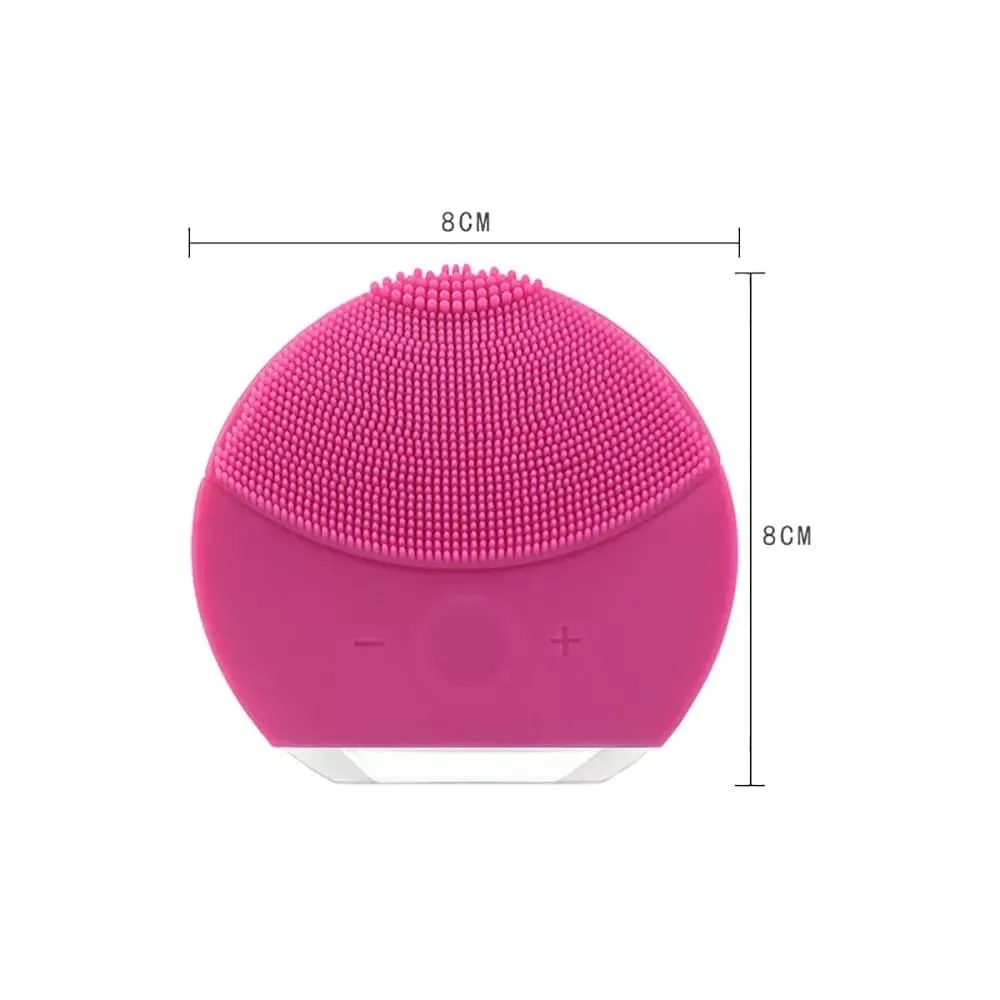 Vibrating Electric Facial Cleansing Brush, Rechargeable Sonic Facial Cleansing Brush, Massager For Deep Cleansing, Silicon Facial Massager