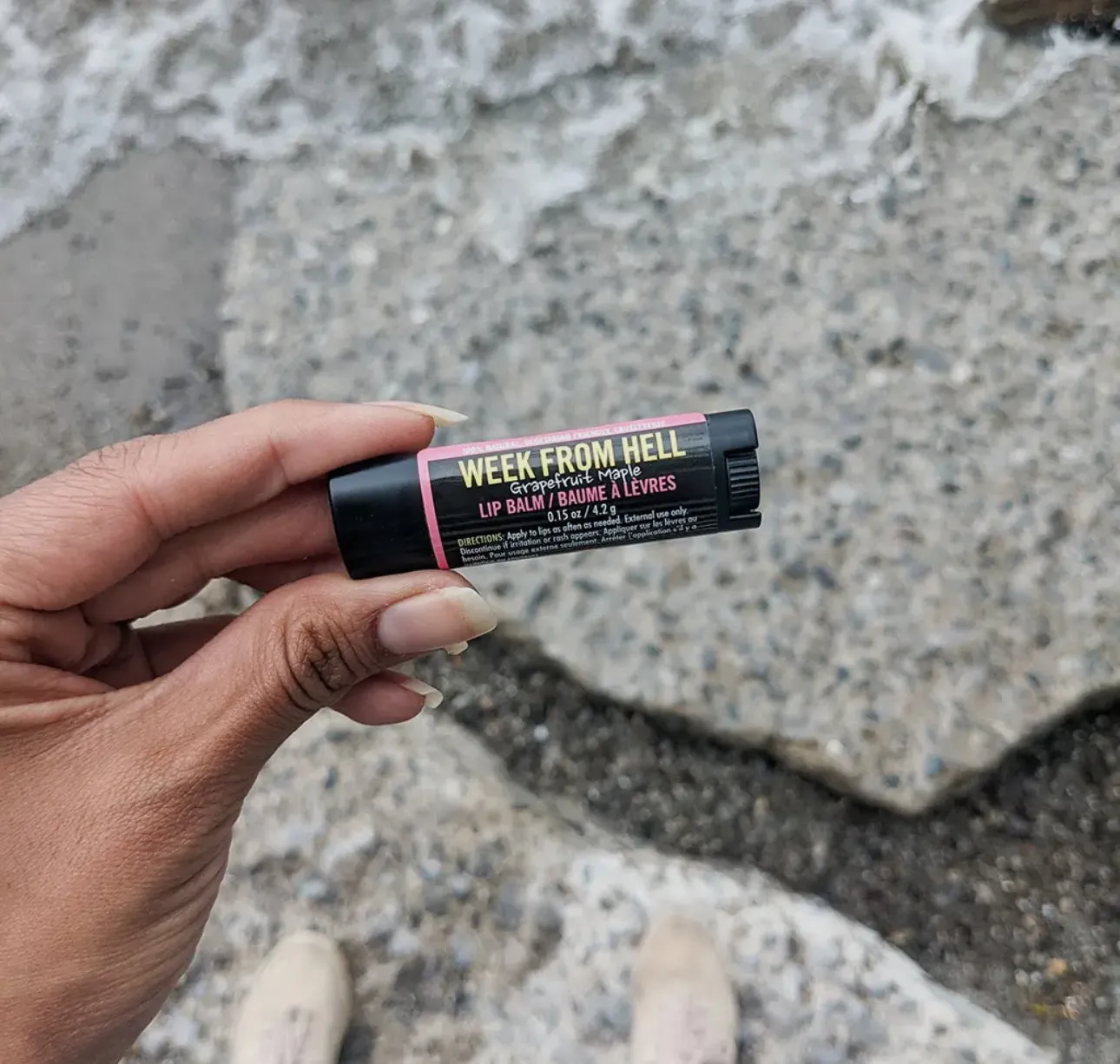 WEEK FROM HELL Lip Balm - Grapefruit & Maple