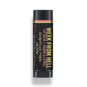 WEEK FROM HELL Lip Balm - Grapefruit & Maple